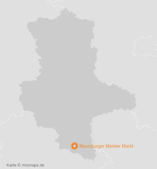 Karte Sachsen-Anhalt: Naumburger Meister Markt, Naumburg