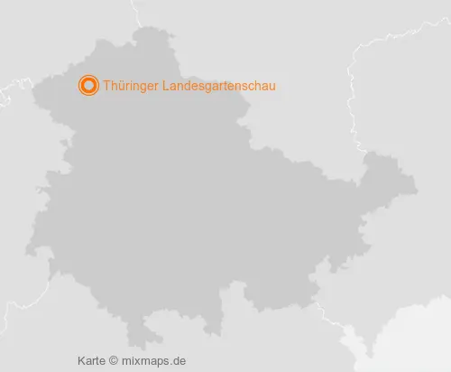 Karte Thüringen: Thüringer Landesgartenschau, Leinefelde-Worbis