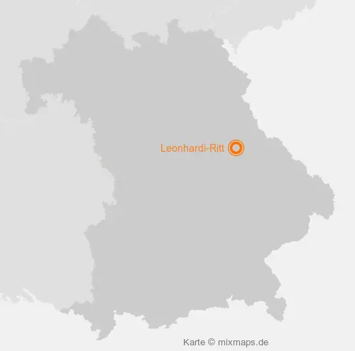 Karte Bayern: Leonhardi-Ritt, Bruck in der Oberpfalz