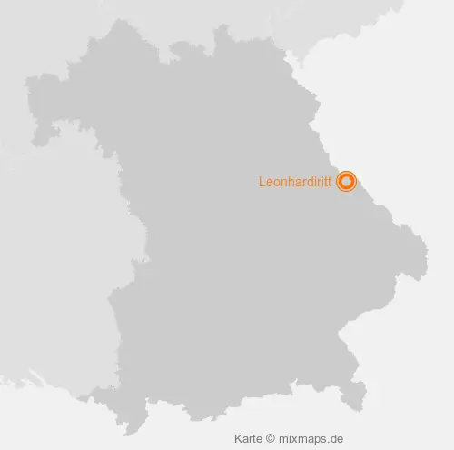 Karte Bayern: Leonhardiritt, Furth im Wald