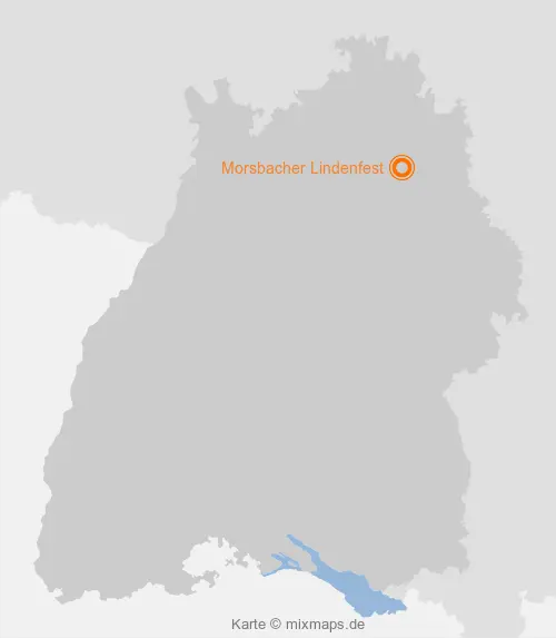 Karte Baden-Württemberg: Morsbacher Lindenfest, Morsbach