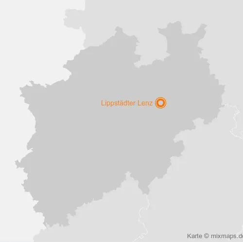 Karte Nordrhein-Westfalen: Lippstädter Lenz, Lippstadt