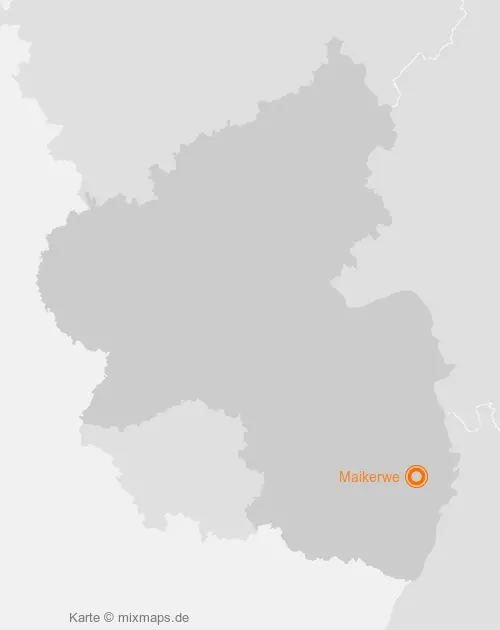 Karte Rheinland-Pfalz: Maikerwe, Haßloch