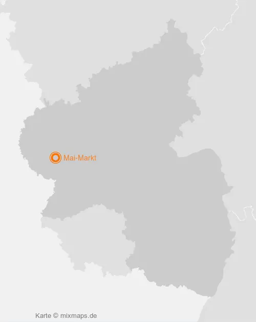 Karte Rheinland-Pfalz: Mai-Markt, Bitburg