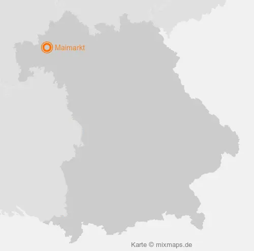 Karte Bayern: Maimarkt, Gemünden am Main