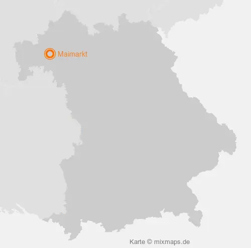 Karte Bayern: Maimarkt, Karlstadt