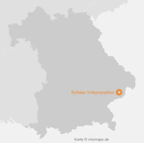 Karte Bayern: Rottaler Volksmarathon, Bad Griesbach