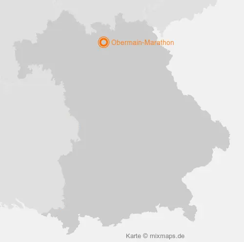 Karte Bayern: Obermain-Marathon, Bad Staffelstein