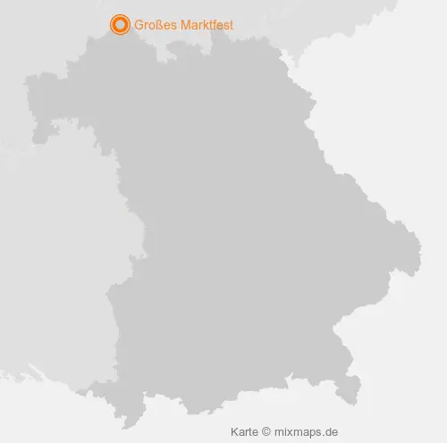 Karte Bayern: Großes Marktfest, Fladungen