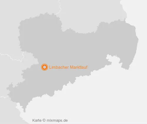 Karte Sachsen: Limbacher Marktlauf, Limbach-Oberfrohna