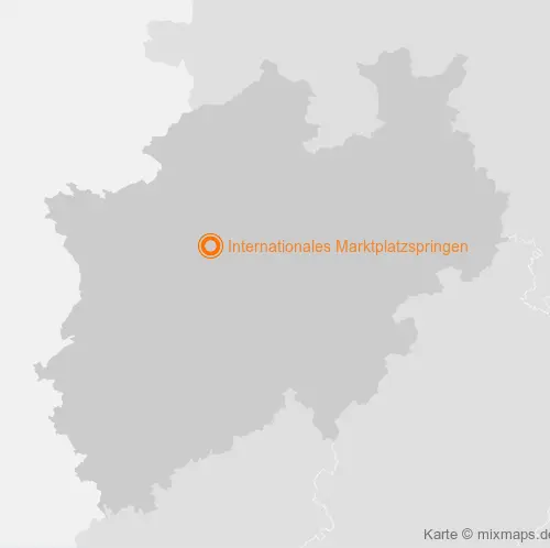 Karte Nordrhein-Westfalen: Internationales Marktplatzspringen, Recklinghausen