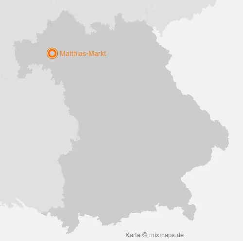 Karte Bayern: Matthias-Markt, Thüngen