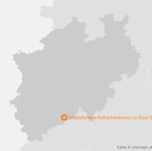 Karte Nordrhein-Westfalen: Mittelalterliche Katharinenkirmes zu Stadt Blankenberg, Stadt Blankenberg