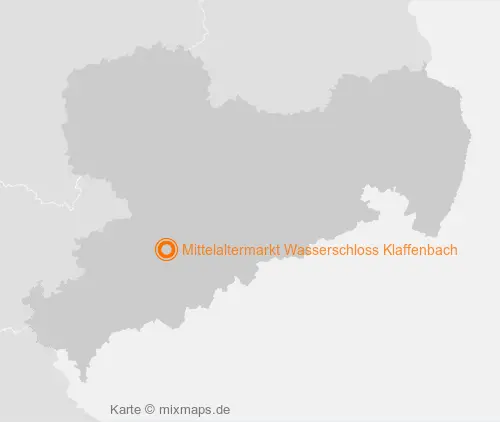 Karte Sachsen: Mittelaltermarkt Wasserschloss Klaffenbach, Chemnitz