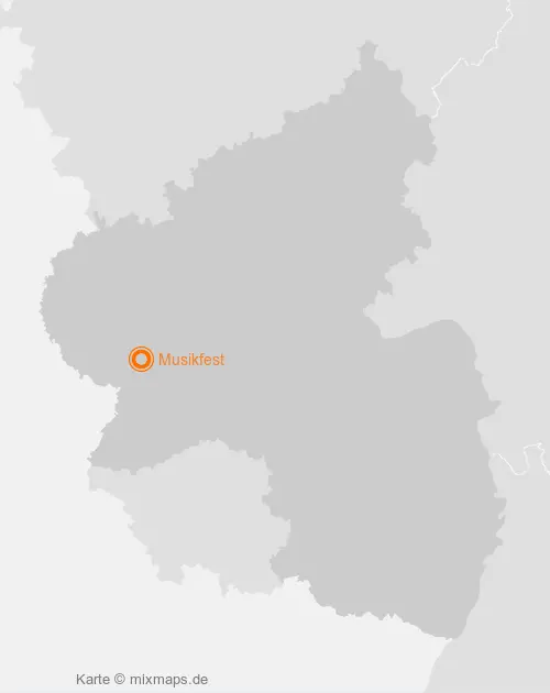 Karte Rheinland-Pfalz: Musikfest, Preist