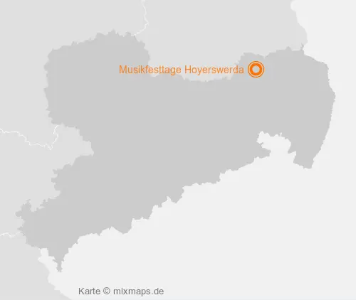 Karte Sachsen: Musikfesttage Hoyerswerda, Hoyerswerda