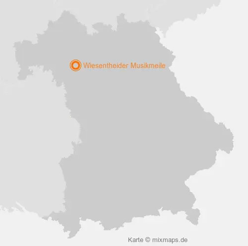 Karte Bayern: Wiesentheider Musikmeile, Wiesentheid