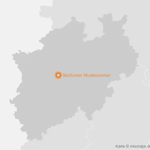Karte Nordrhein-Westfalen: Bochumer Musiksommer, Bochum