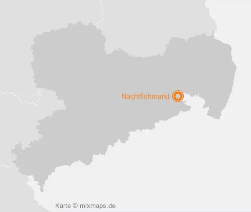 Karte Sachsen: Nachtflohmarkt, Neustadt