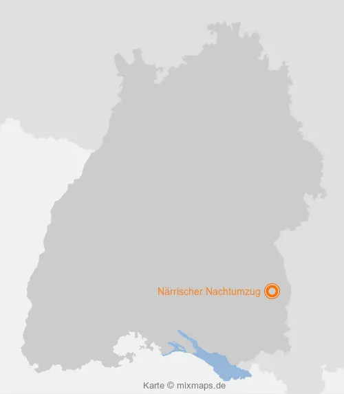 Karte Baden-Württemberg: Närrischer Nachtumzug, Ochsenhausen