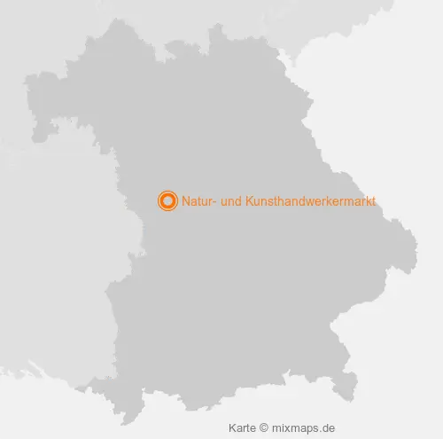 Karte Bayern: Natur- und Kunsthandwerkermarkt, Gunzenhausen