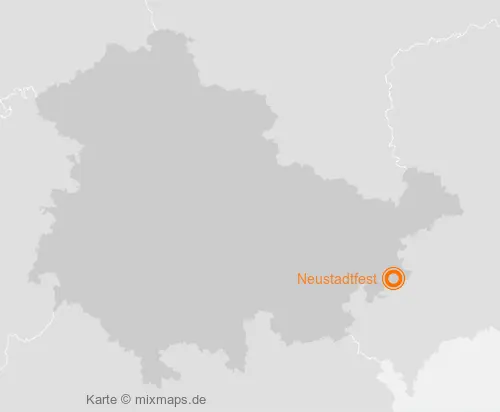 Karte Thüringen: Neustadtfest, Greiz