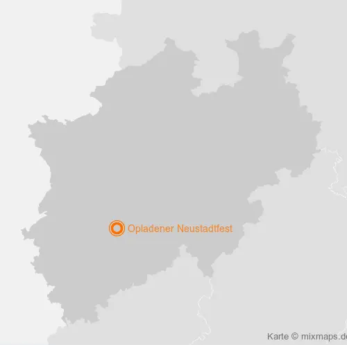 Karte Nordrhein-Westfalen: Opladener Neustadtfest, Leverkusen