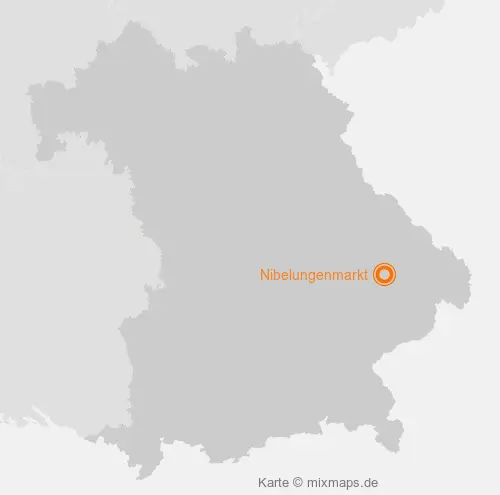 Karte Bayern: Nibelungenmarkt, Plattling