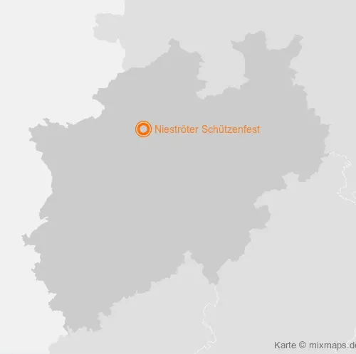 Karte Nordrhein-Westfalen: Nieströter Schützenfest, Dülmen