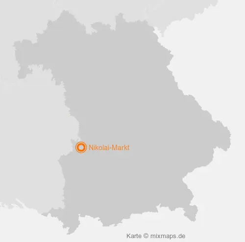 Karte Bayern: Nikolai-Markt, Dillingen an der Donau