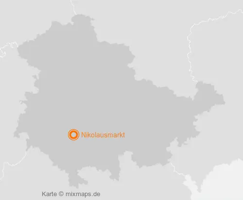 Karte Thüringen: Nikolausmarkt, Zella-Mehlis