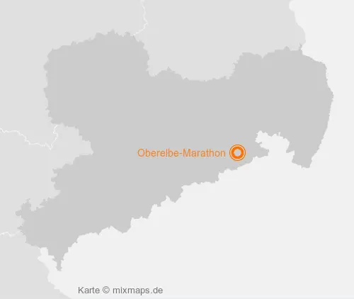 Karte Sachsen: Oberelbe-Marathon, Königstein