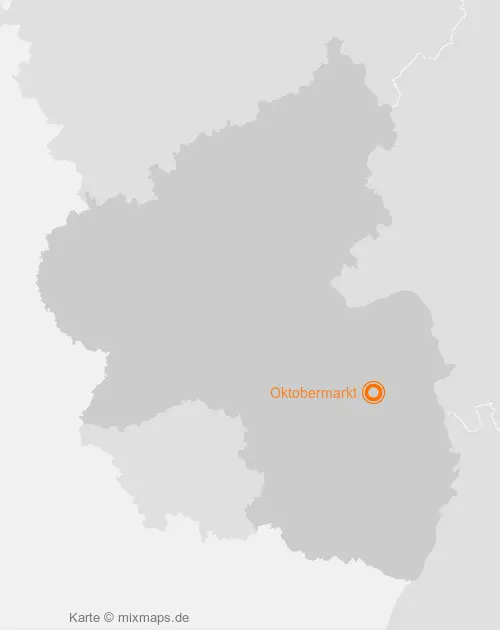 Karte Rheinland-Pfalz: Oktobermarkt, Kirchheimbolanden