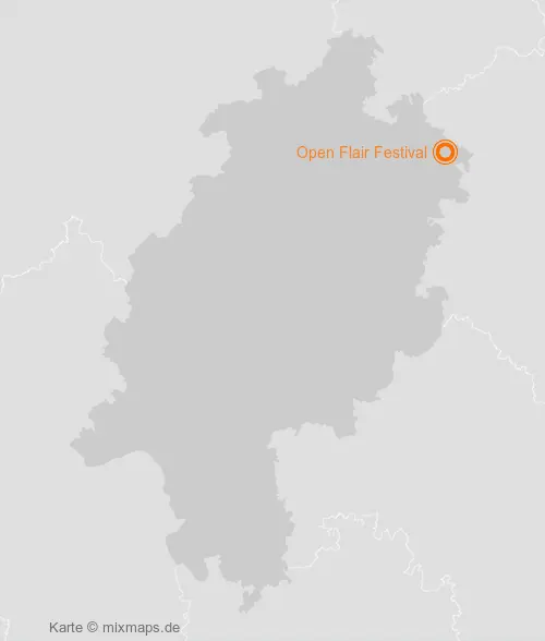 Karte Hessen: Open Flair Festival, Eschwege