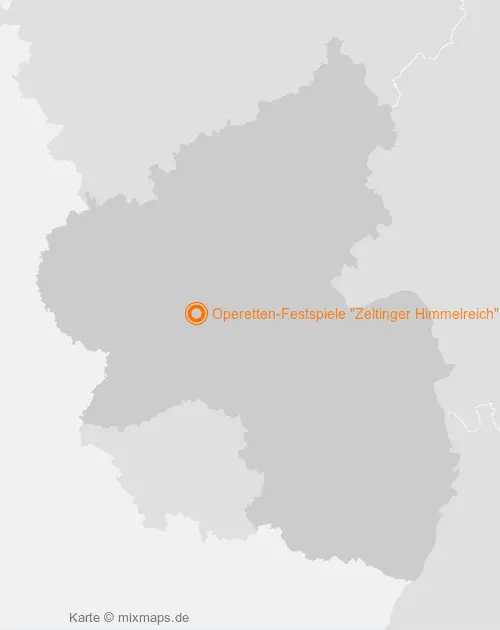 Karte Rheinland-Pfalz: Operetten-Festspiele 