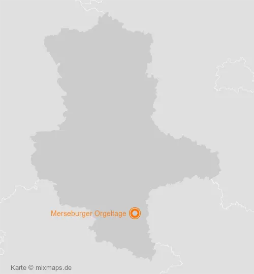 Karte Sachsen-Anhalt: Merseburger Orgeltage, Merseburg