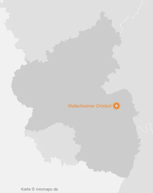 Karte Rheinland-Pfalz: Wallertheimer Ortslauf, Wallertheim