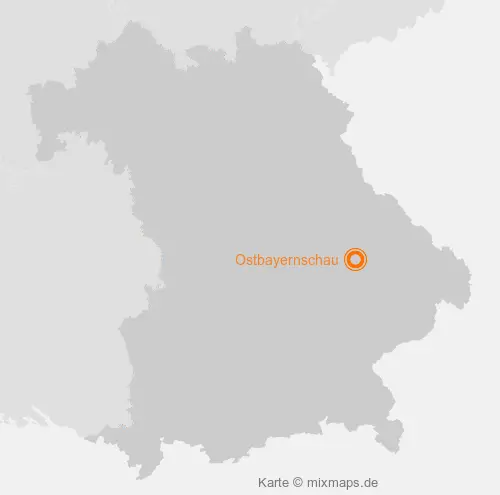Karte Bayern: Ostbayernschau, Straubing