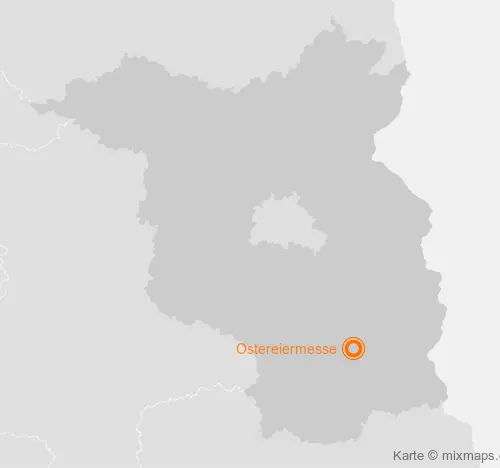 Karte Brandenburg: Ostereiermesse, Lübbenau