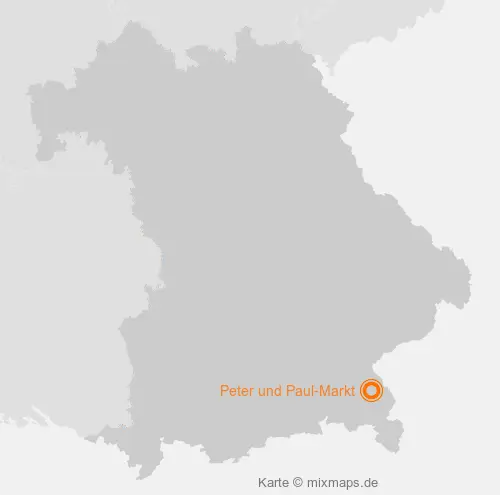 Karte Bayern: Peter und Paul-Markt, Waging am See