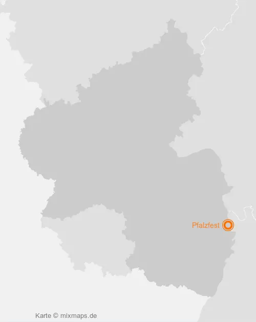 Karte Rheinland-Pfalz: Pfalzfest, Ludwigshafen am Rhein