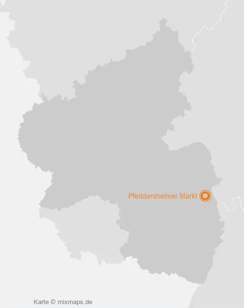 Karte Rheinland-Pfalz: Pfeddersheimer Markt, Pfeddersheim