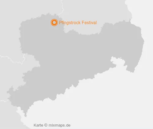 Karte Sachsen: Pfingstrock Festival, Torgau