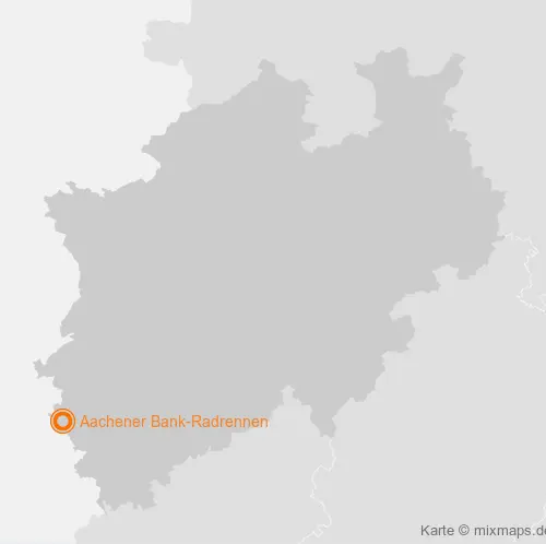 Karte Nordrhein-Westfalen: Aachener Bank-Radrennen, Aachen