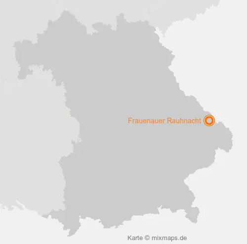 Karte Bayern: Frauenauer Rauhnacht, Frauenau