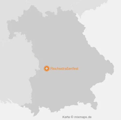 Karte Bayern: Reichsstraßenfest, Donauwörth