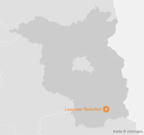 Karte Brandenburg: Laasower Reiterfest, Laasow