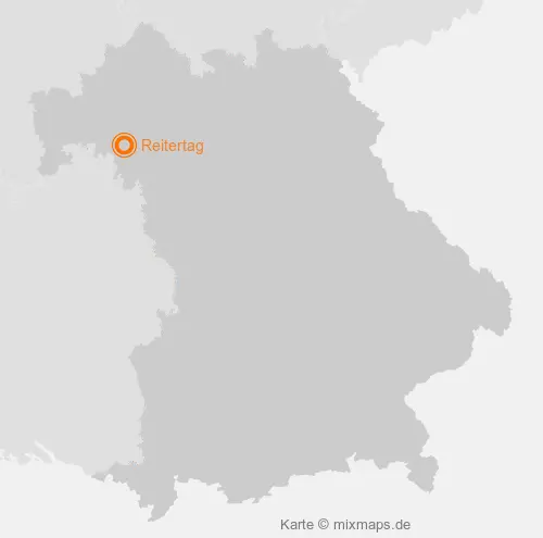 Karte Bayern: Reitertag, Würzburg