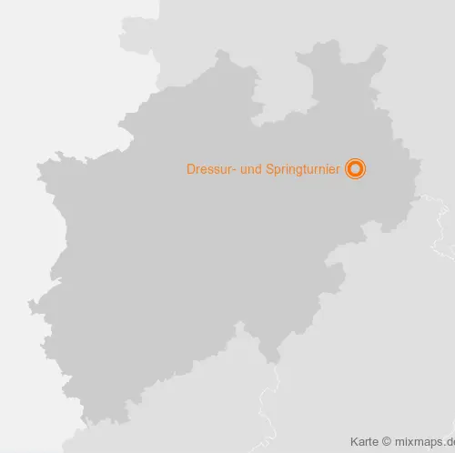 Karte Nordrhein-Westfalen: Dressur- und Springturnier, Schlangen