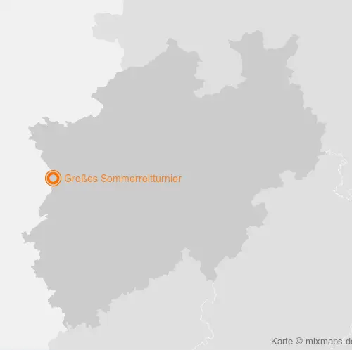 Karte Nordrhein-Westfalen: Großes Sommerreitturnier, Straelen